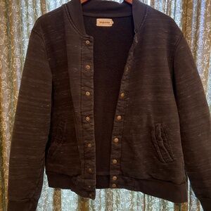 Taylor stitch bomber jacket black size 40